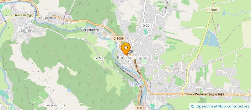 localisation de l'entreprise MADAME ANNIE BARRAULT à BOEN-SUR-LIGNON