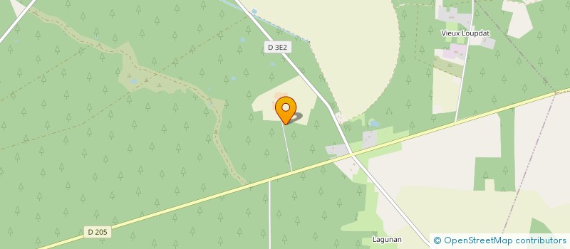 localisation de l'entreprise MADAME ANNIE BARRERE  HOURTIN