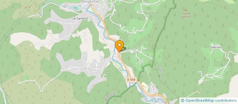 localisation de l'entreprise MADAME ANNIE BARTHELEMY  BELGENTIER