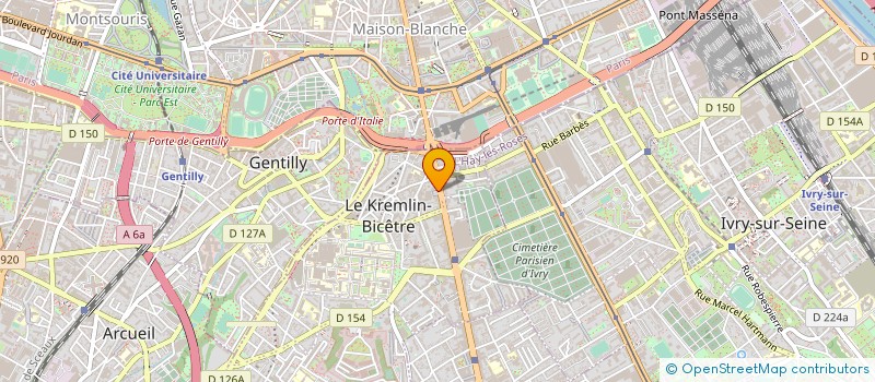 localisation de l'entreprise MADAME ANNIE BATAILLARD à LE KREMLIN-BICETRE