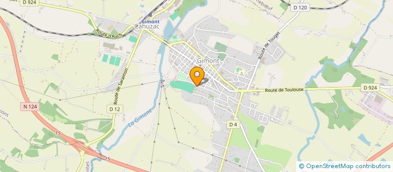 localisation de l'entreprise MADAME ANNIE BATEL  GIMONT