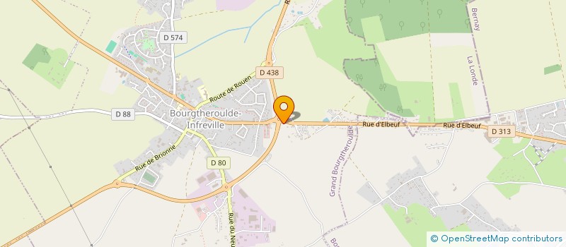 localisation de l'entreprise MADAME ANNIE BAZILLE  GRAND BOURGTHEROULDE