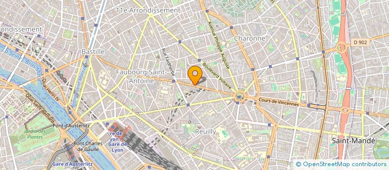 localisation de l'entreprise MADAME ANNIE BENITAH  PARIS 11