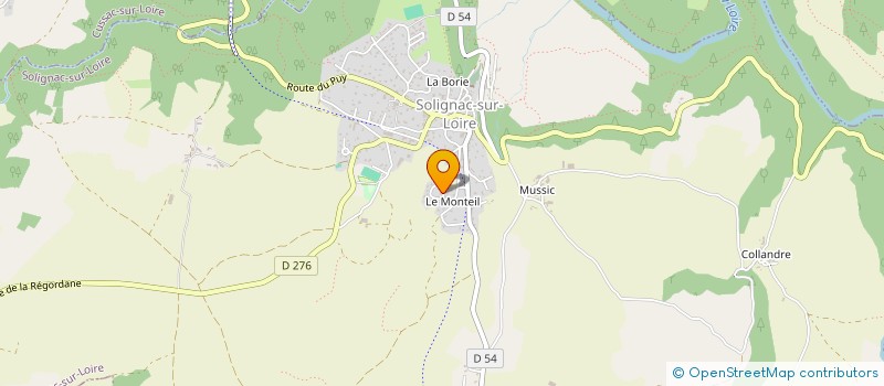 localisation de l'entreprise MADAME ANNIE BERARD à SOLIGNAC-SUR-LOIRE