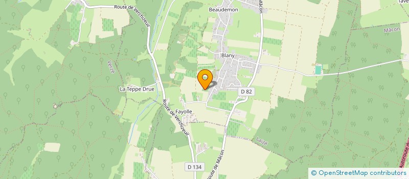 localisation de l'entreprise MADAME ANNIE BERARDET  LAIZE