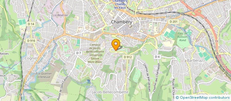 localisation de l'entreprise MADAME ANNIE BERNARD à CHAMBERY