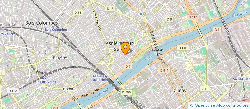 localisation de l'entreprise MADAME ANNIE BERNES à ASNIERES-SUR-SEINE