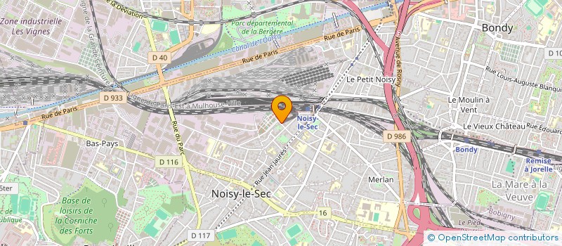 localisation de l'entreprise MADAME ANNIE BERNIER à NOISY-LE-SEC