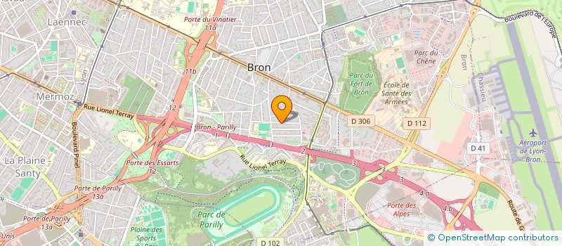 localisation de l'entreprise MADAME ANNIE BERTOLONE  BRON