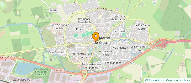 localisation de l'entreprise MADAME ANNIE BERTON à SAINT-MARTIN-DE-CRAU