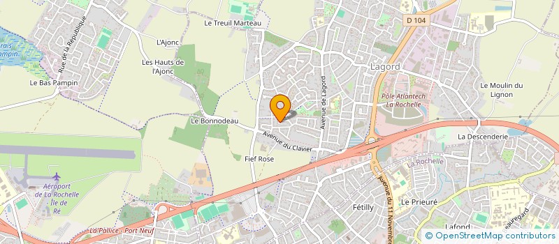 localisation de l'entreprise MADAME ANNIE BESSAGUET  LAGORD