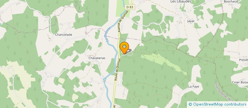 localisation de l'entreprise MADAME ANNIE BEYLY  CHAMPAGNAC-DE-BELAIR