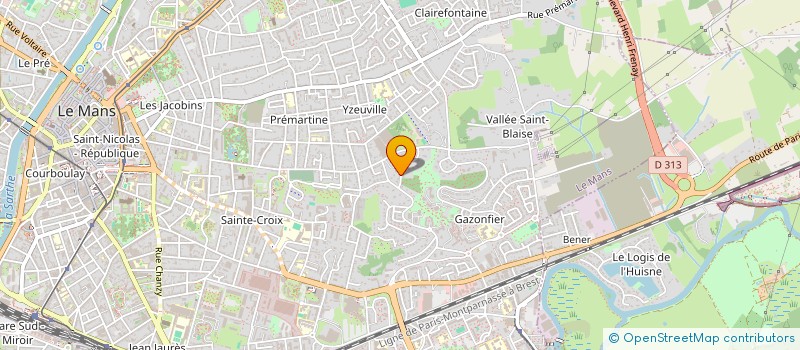 localisation de l'entreprise MADAME ANNIE BIGOT  LE MANS