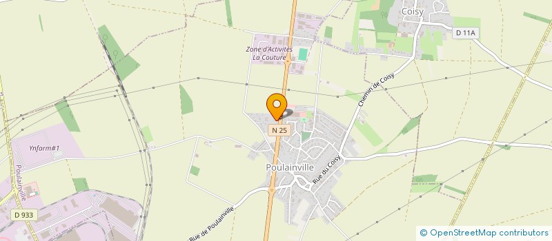 localisation de l'entreprise MADAME ANNIE BILAK  POULAINVILLE