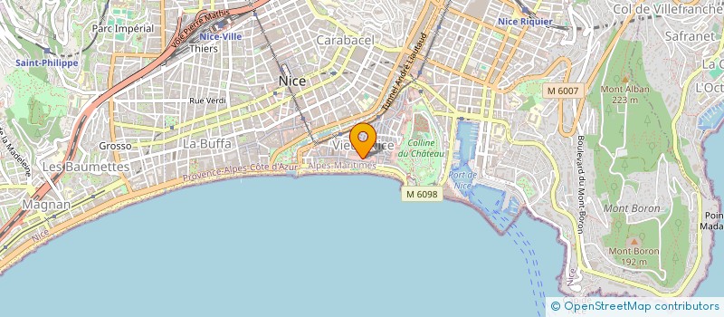 localisation de l'entreprise MADAME ANNIE BINACCHI à NICE