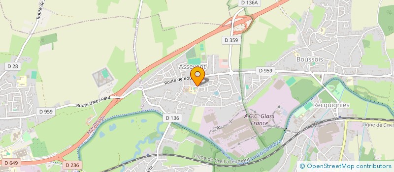 localisation de l'entreprise MADAME ANNIE BISIAU  ASSEVENT