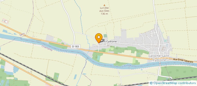 localisation de l'entreprise MADAME ANNIE BLACQUE à LAROCHE-SAINT-CYDROINE