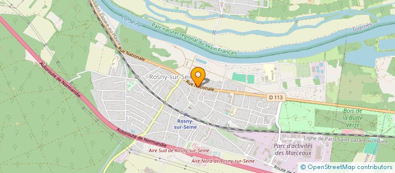 localisation de l'entreprise MADAME ANNIE BLANCHARD  ROSNY-SUR-SEINE