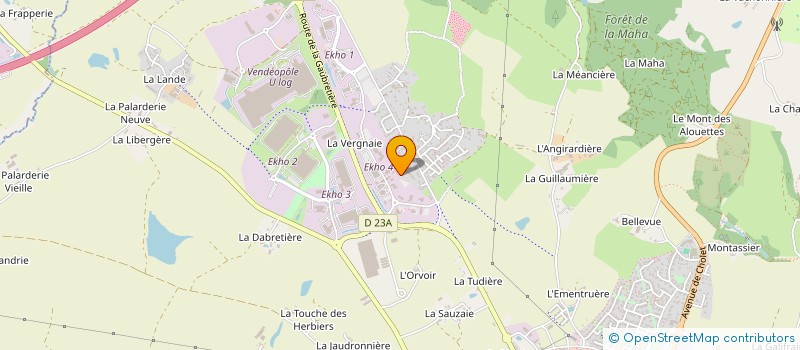 localisation de l'entreprise MADAME ANNIE BLANCHET  LES HERBIERS