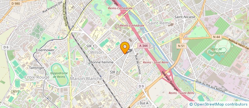 localisation de l'entreprise MADAME ANNIE BLAS à REIMS