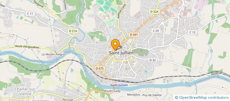 localisation de l'entreprise MADAME ANNIE BLENY à SAINT-JUNIEN