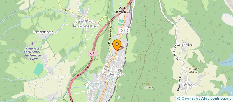 localisation de l'entreprise MADAME ANNIE BLETON  MONESTIER-DE-CLERMONT