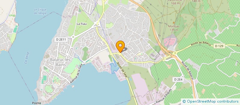 localisation de l'entreprise MADAME ANNIE BLOIS  BALARUC-LES-BAINS