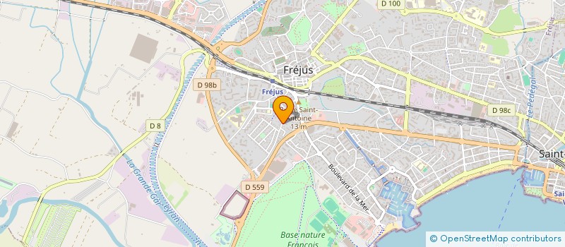 localisation de l'entreprise MADAME ANNIE BOCQUET à FREJUS