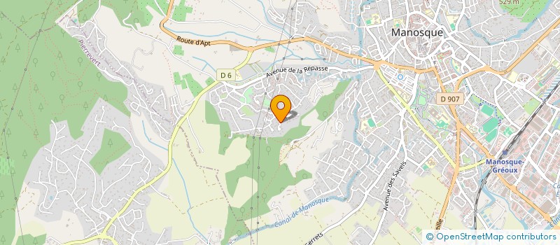 localisation de l'entreprise MADAME ANNIE BOIS à MANOSQUE