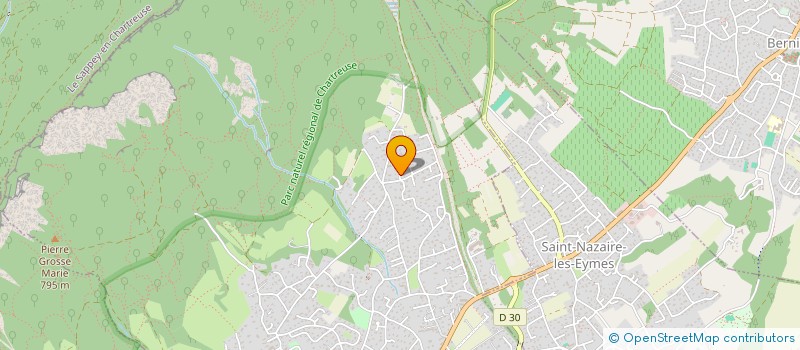 localisation de l'entreprise MADAME ANNIE BONAVENT  SAINT-ISMIER