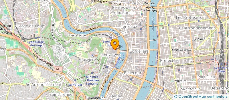 localisation de l'entreprise MADAME ANNIE BONJOUR à LYON