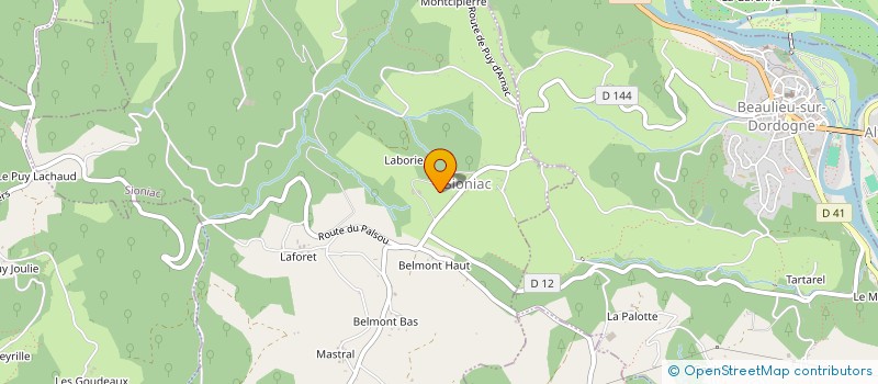 localisation de l'entreprise MADAME ANNIE BONNEVAL  SIONIAC