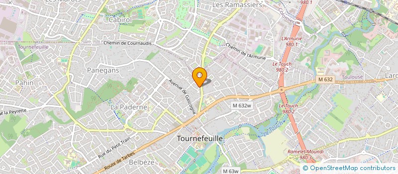localisation de l'entreprise MADAME ANNIE BONOTTO à TOURNEFEUILLE