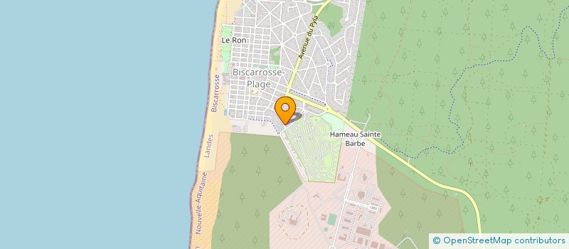 localisation de l'entreprise MADAME ANNIE BORE  BISCARROSSE