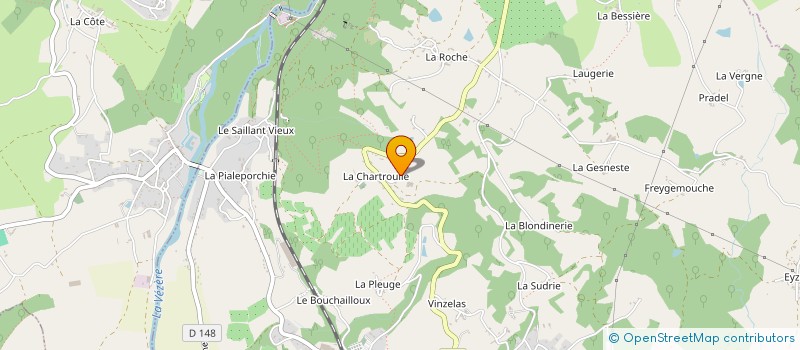 localisation de l'entreprise MADAME ANNIE BOSREDON  SAINT-VIANCE