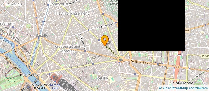 localisation de l'entreprise MADAME ANNIE BOTTE  PARIS