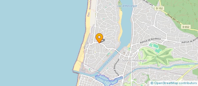 localisation de l'entreprise MADAME ANNIE BOUDEY  SOORTS-HOSSEGOR