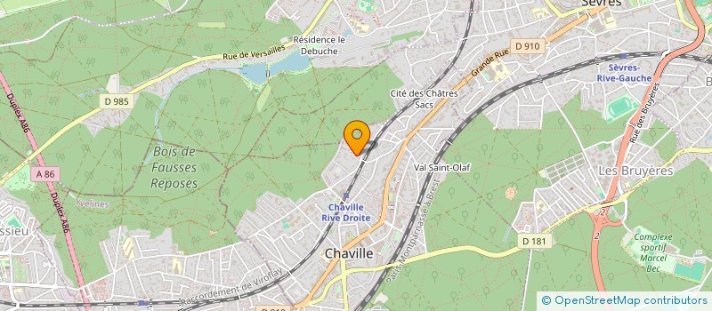 localisation de l'entreprise MADAME ANNIE BOUGARD à CHAVILLE