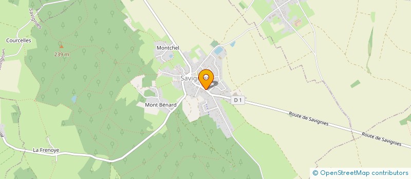 localisation de l'entreprise MADAME ANNIE BOULNOIS  SAVIGNIES