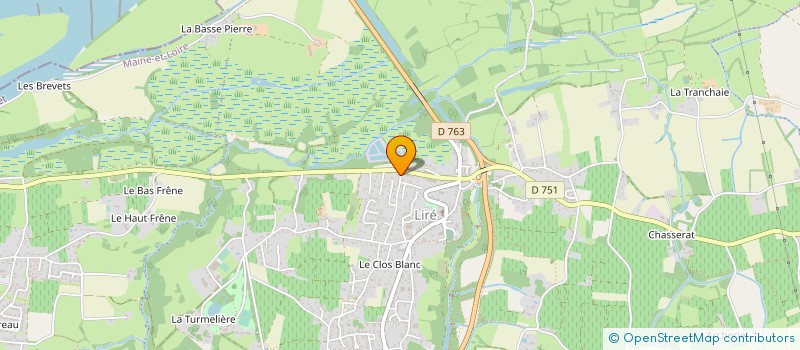 localisation de l'entreprise MADAME ANNIE BOURIQUIN à OREE-D'ANJOU