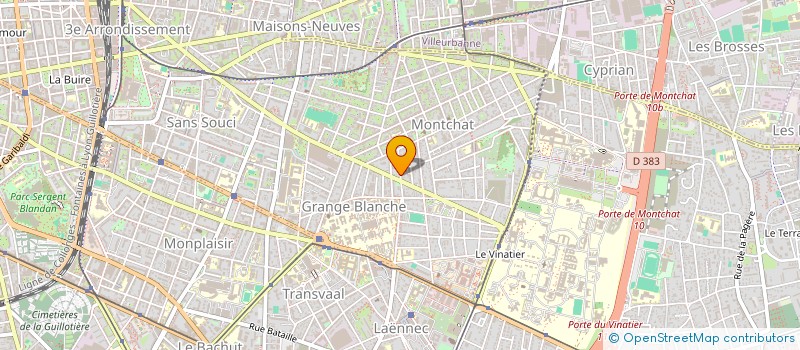 localisation de l'entreprise MADAME ANNIE BOURQUIN à LYON