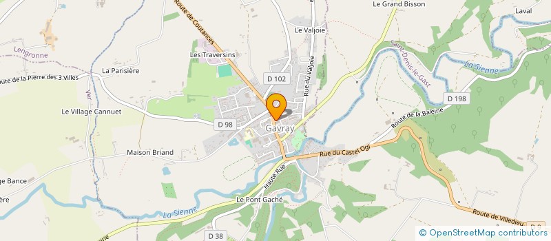 localisation de l'entreprise MADAME ANNIE BOUTILLIER  GAVRAY-SUR-SIENNE