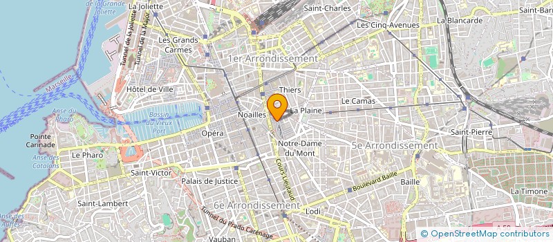 localisation de l'entreprise MADAME ANNIE BOUVIER à MARSEILLE
