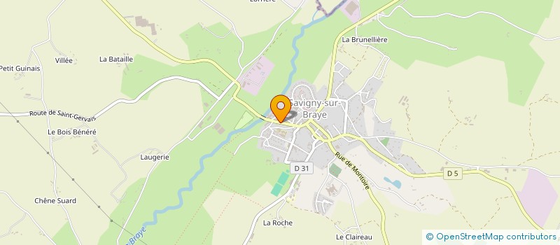 localisation de l'entreprise MADAME ANNIE BOVE  SAVIGNY-SUR-BRAYE