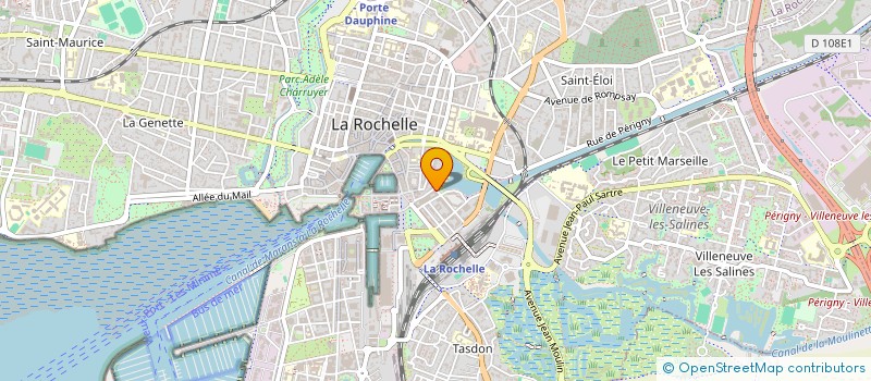 localisation de l'entreprise MADAME ANNIE BRAUDA  LA ROCHELLE