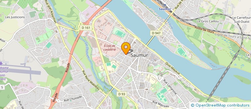 localisation de l'entreprise MADAME ANNIE BRETHON  SAUMUR