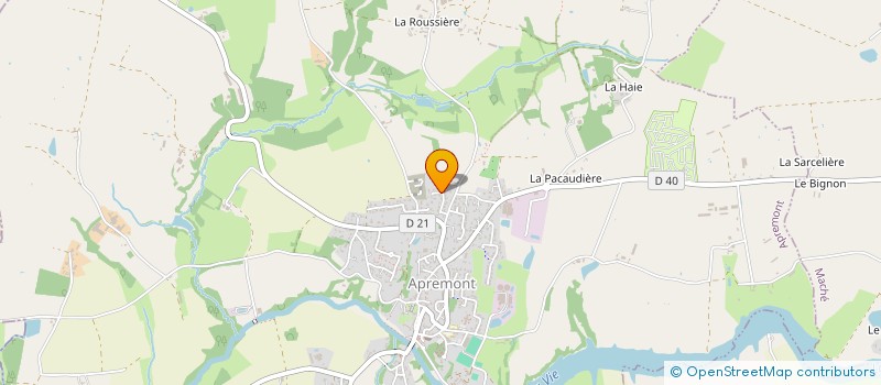 localisation de l'entreprise MADAME ANNIE BRICE à APREMONT