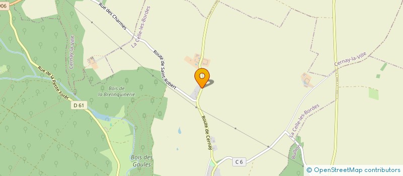 localisation de l'entreprise MADAME ANNIE BRILLANT  LA CELLE-LES-BORDES