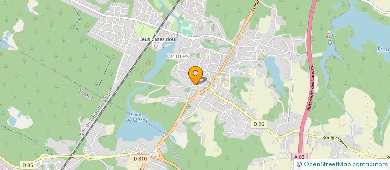 localisation de l'entreprise MADAME ANNIE BRILLET  ONDRES