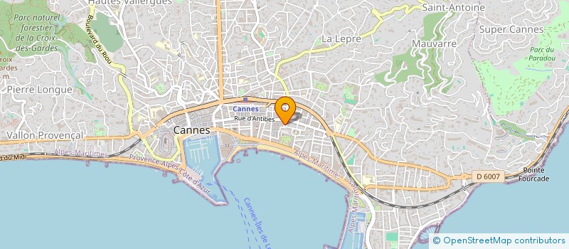 localisation de l'entreprise MADAME ANNIE BRUN  CANNES